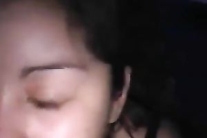 Mexican cute and concupiscent brunette hair mother I'd like to fuck was busy with blowing ramrod