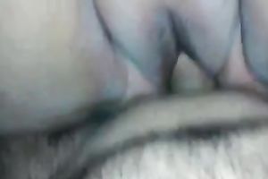 I shove my fat large knob unfathomable in my excited excited girlfriend's cunt