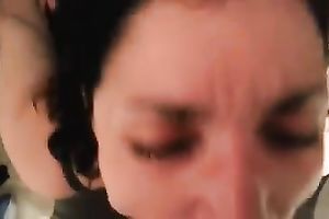 My cock crazed girlfriend can't live without engulfing my rod in front of a camera