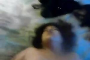 My fluffy dark brown Married slut acquires her love tunnel ardently group-fucked