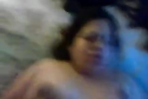 My fluffy dark brown Married slut acquires her love tunnel ardently group-fucked