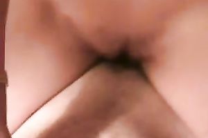 My youthful nextdoor hottie swallows my old dick