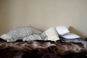 Pallid but large bottomed dark brown babe of my buddy is a great cowgirl