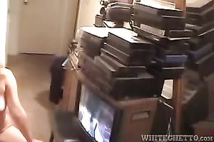 Bodacious gal with palatable meatballs receives screwed from behind