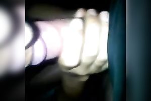 Here is one slut blowing my penis for a night in the club