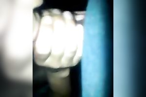 Here is one slut blowing my penis for a night in the club