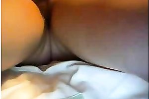Awesome dilettante web camera cutie showed tits and played with sex-toy for me