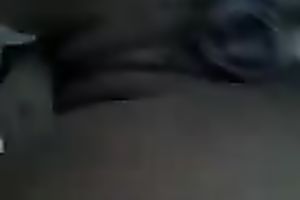 Black doxy engulfing my ramrod during the time that twat is plugged with sex toy