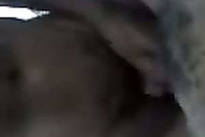 Black doxy engulfing my ramrod during the time that twat is plugged with sex toy