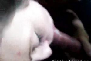 A cute and skanky college honey gives me worthy head