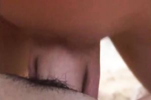 Blonde cutie sucks a prick and welcomes it in her coochie