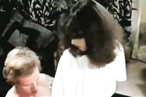 Classic golden-haired chicks getting gangbanged by their allies