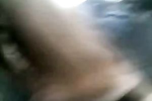 My brunette hair black cock sluts slams my backdoor with a dong in homemade movie