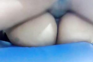 Horny Indonesian boyfriend banging my bawdy cleft in a missionary pose