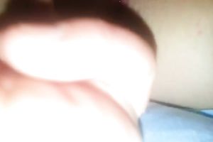 I tickle anal opening and muff of my amateur sexually excited girlfriend