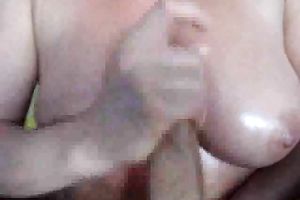 Busty aged playgirl with oiled zeppelins gave me worthwhile cook jerking