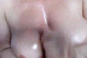 Busty aged playgirl with oiled zeppelins gave me worthwhile cook jerking