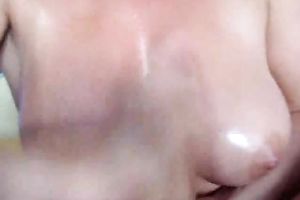 Busty aged playgirl with oiled zeppelins gave me worthwhile cook jerking