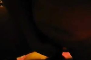 Busty hawt white slutty wife happily rides my penis on POV tape