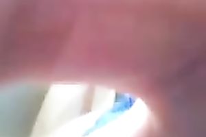 White thick golden-haired milf squirts during masturbation