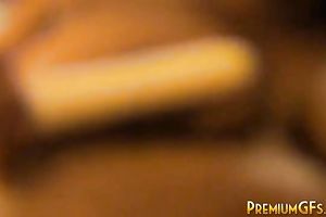 Ebony hawt breasty big beautiful woman playgirl sucks her own pierced nipps