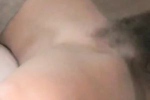 Horny overweight hotwife brags off her creampied muff after sex