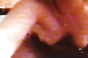 My hefty amateur wife enjoys fucking her pussy with her biggest dildo