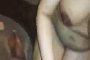 Amateur slutty wife with giant saggy zeppelins provided my ally with a stout BJ