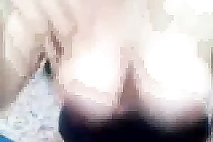 Chubby sweetie flashes her nice milk sacks and sexy wazoo