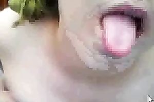 Chubby sweetie flashes her nice milk sacks and sexy wazoo