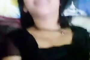 Dirty-minded non-professional cheap Asian dark brown nympho sucked my friend's shlong