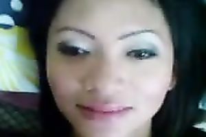 Dirty-minded non-professional cheap Asian dark brown nympho sucked my friend's shlong