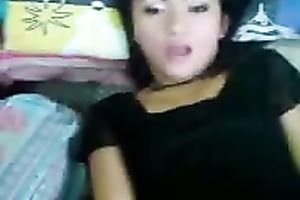 Dirty-minded non-professional cheap Asian dark brown nympho sucked my friend's shlong