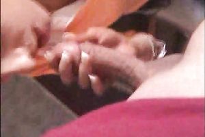 Lusty brunette hair coworker babe gives me head at the office