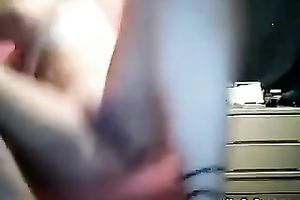 Cute and breasty white dilettante legal age teenager hottie pleases herself on cam