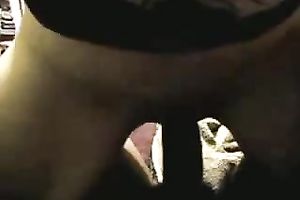 Slowly but surely this white playgirl will learn how to ride a dark dong