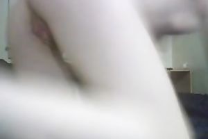 Wild titless too pale livecam brunette hair nympho screwed her backdoor with fake penis