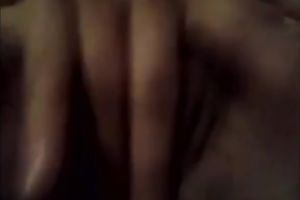 Chubby lustful non-professional wifey of my buddy keeps on teasing herself