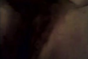 Chubby lustful non-professional wifey of my buddy keeps on teasing herself