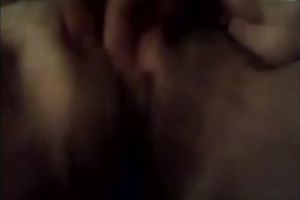 Chubby lustful non-professional wifey of my buddy keeps on teasing herself