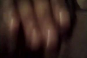 Chubby lustful non-professional wifey of my buddy keeps on teasing herself