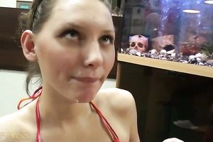 She truly can't live without the smack of her boyfrined's dong