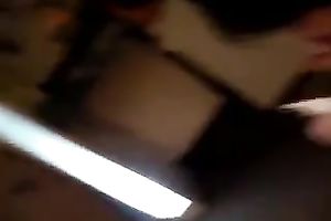 Mature Japanese lady is toying her juicy bawdy cleft for some big O