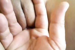 Playing with a taut bald Thai pussy of a prostitute