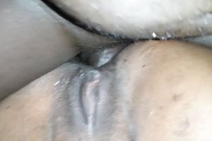 Black corpulent and buxom white lady takes powerful BBC right in her anal opening