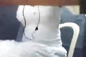 Spy livecam movie of one Latina legal age teenager playing with her love tunnel in internet cafe