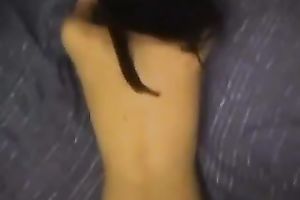My dark fuck buddy bangs my narrow legal age teenager muff with his BBC