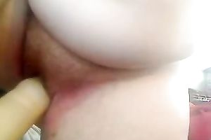 A monstrous plastic dildo for the aged large vagina