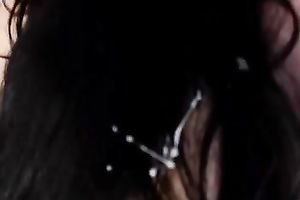 Desirable hotwife acquires supplementary juicy during the time that pushing herself with dildo