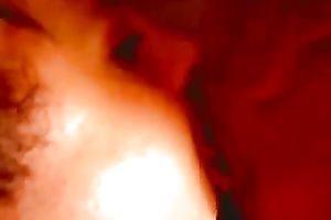 Feeding my submissive boyfriend with my bald fur pie